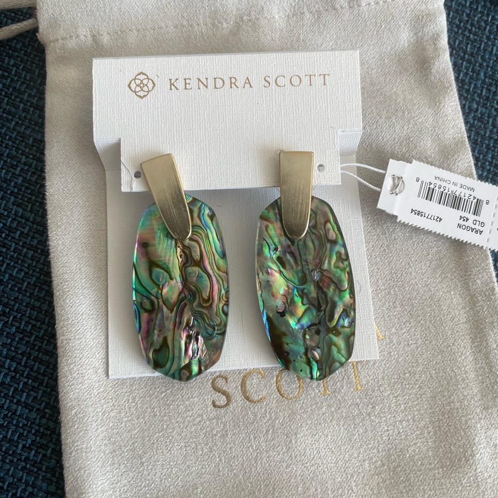 $ firm Kendra Scott Abalone Aragon Earrings
